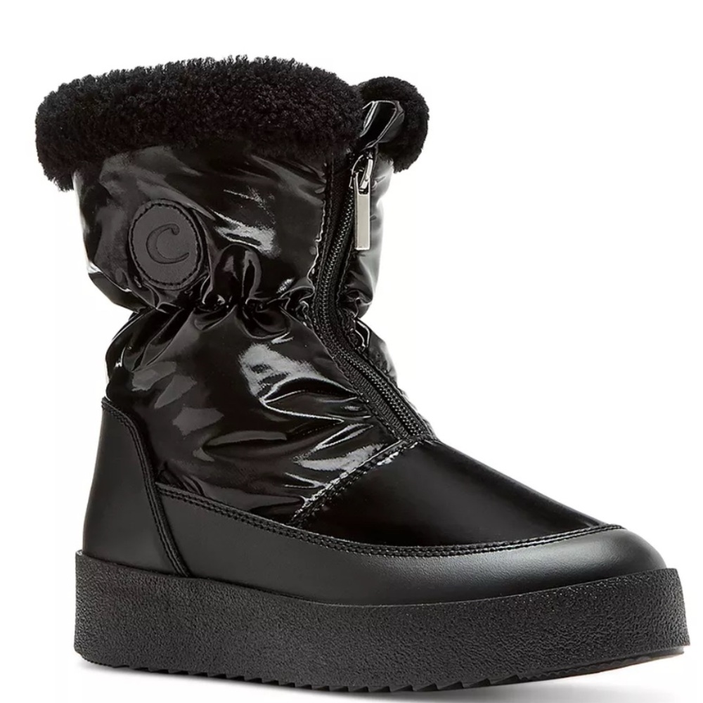 New*La Canadienne Eileen Shearling Lined Waterproof Boots Size:6US/36EU-black